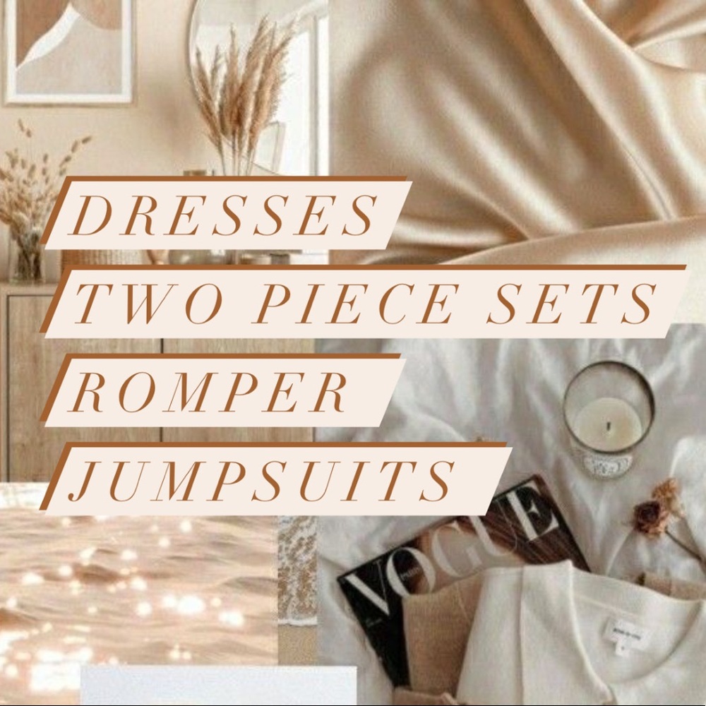 Dresses, Two Piece Sets, Rompers, Jumpsuits